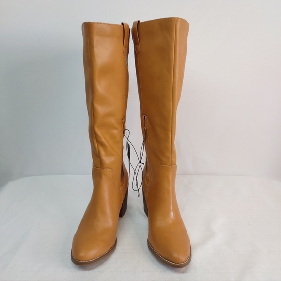 🆕Universal Thread Women’s Tan knee-high Heeled Boots❤️❤️❤️Size 11M - Picture 3 of 7